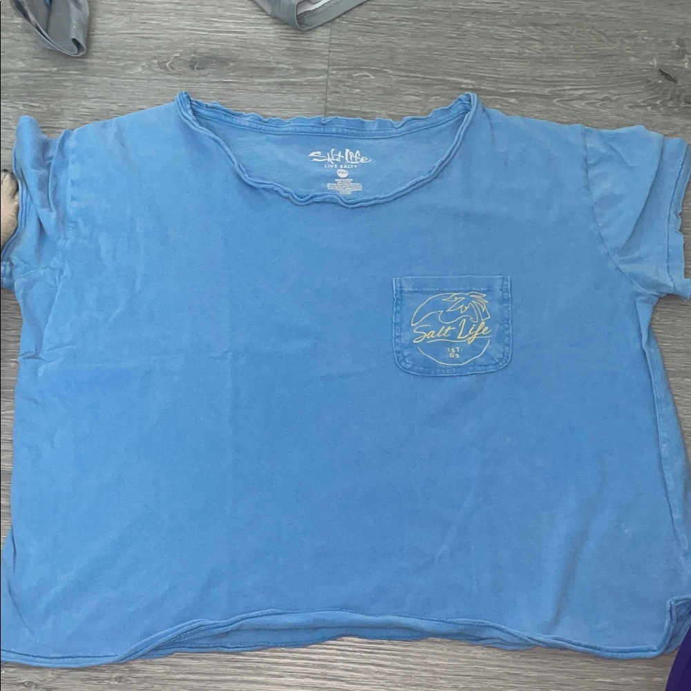 Salt Life Blue Short Sleeve Tee